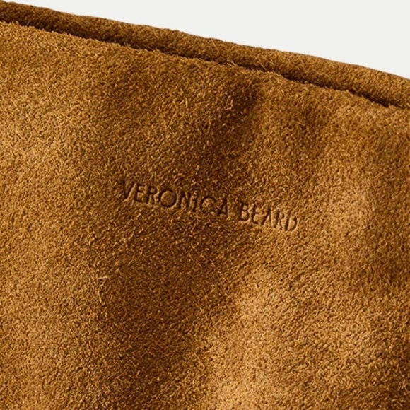 Veronica Beard Brown Suede Slouch Shoulder Bag - Picture 6 of 6